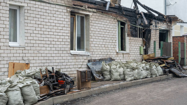 Professional Smoke Damage Removal technician working in Hobart, WI